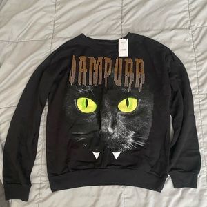 Cat pullover sweater